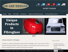 Tablet Screenshot of gw-grpdesigns.com